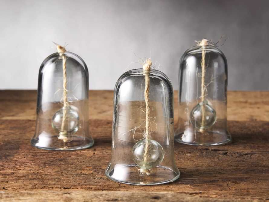 Recycled Glass Bells (Set of 3) | Arhaus