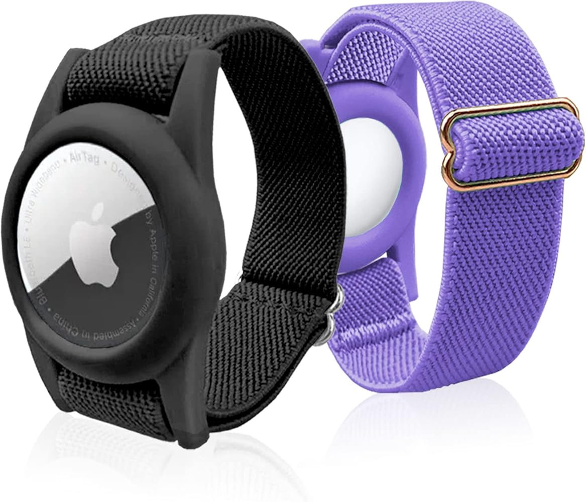AirTag Bracelet for Kids, AirTag Holder with Elastic Wristband, Anti-Lost Watch Band for Apple Ai... | Amazon (US)