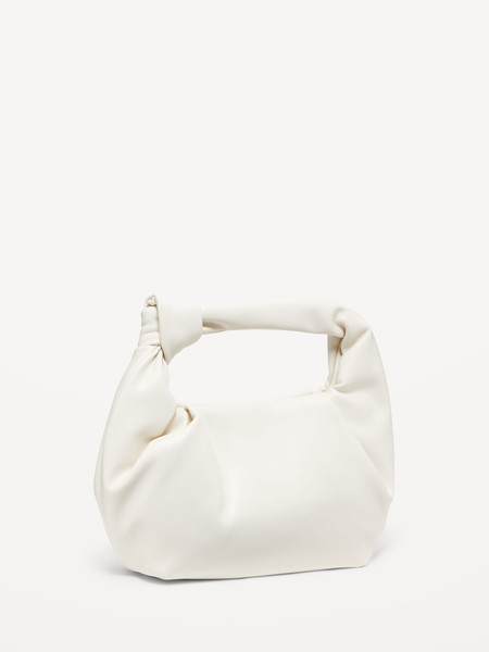 Faux-Leather Croissant Bag | Old Navy (US)