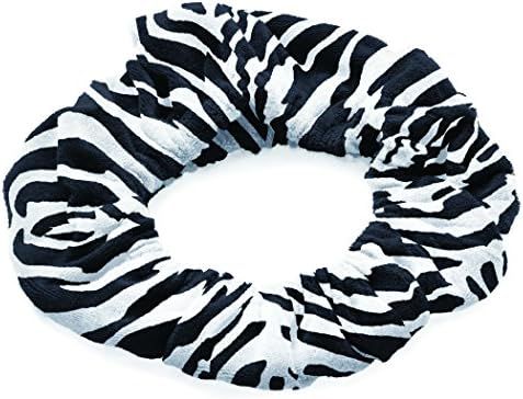 TASSI (Zebra) Hair Holder Head Wrap Stretch Terry Cloth, The Best Way To Hold Your Hair Since...E... | Amazon (US)