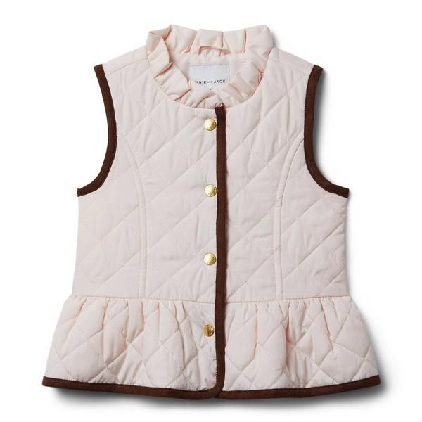 The Quilted Peplum Vest | Janie and Jack
