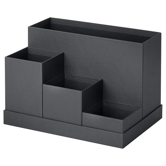 IKEA Tjena Desk Organizer Black 803.954.89 Size 7x6 ¾ | Amazon (US)