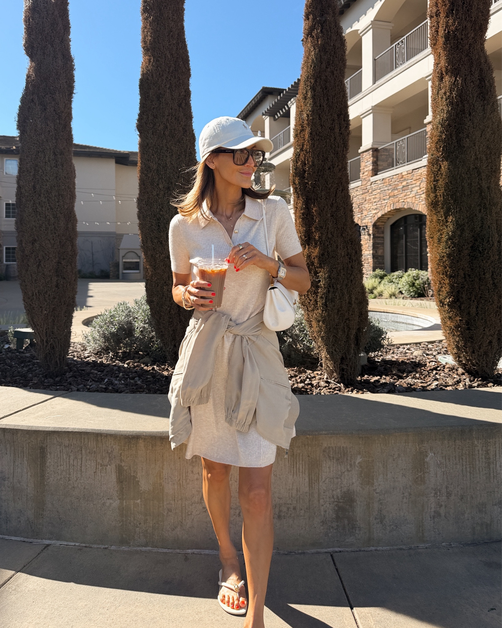 Keeping it simple and comfortable for our Napa spa day! This thin knit dress was perfect for today.

#LTKspring #LTKTravel #LTKootd