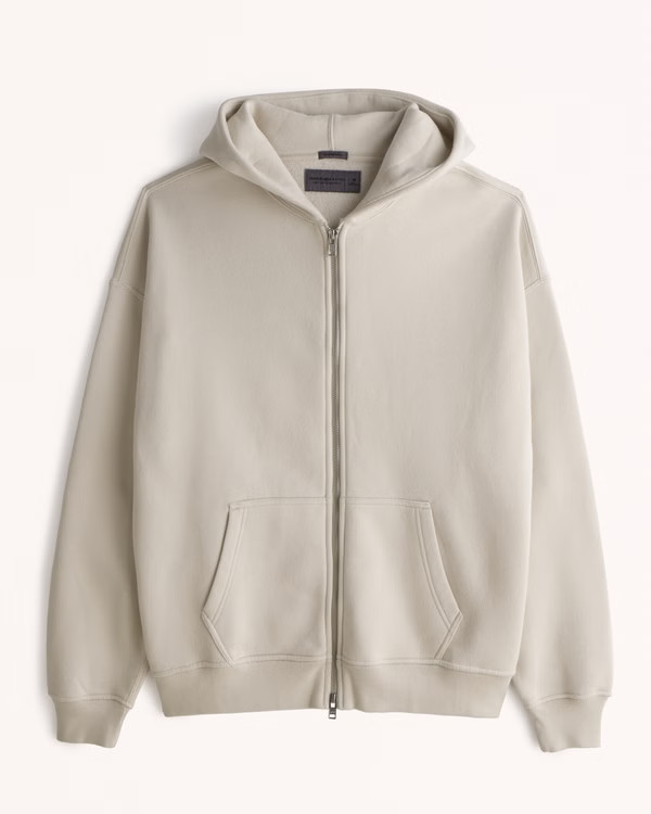 Essential Full-Zip Hoodie | Abercrombie & Fitch (US)