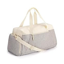 BAGSMART Gym Bags for Women, Lightweight Weekender Travel Bag, Foldable Sports Duffle Bag With Sh... | Amazon (US)