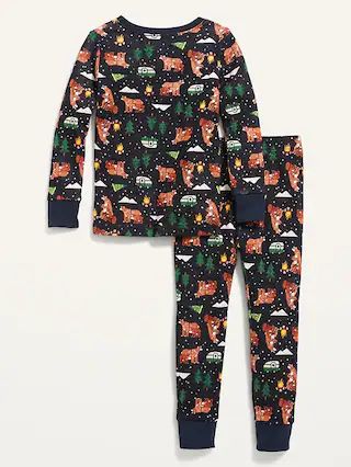 Unisex Matching Printed Pajama Set for Toddler & Baby | Old Navy (US)