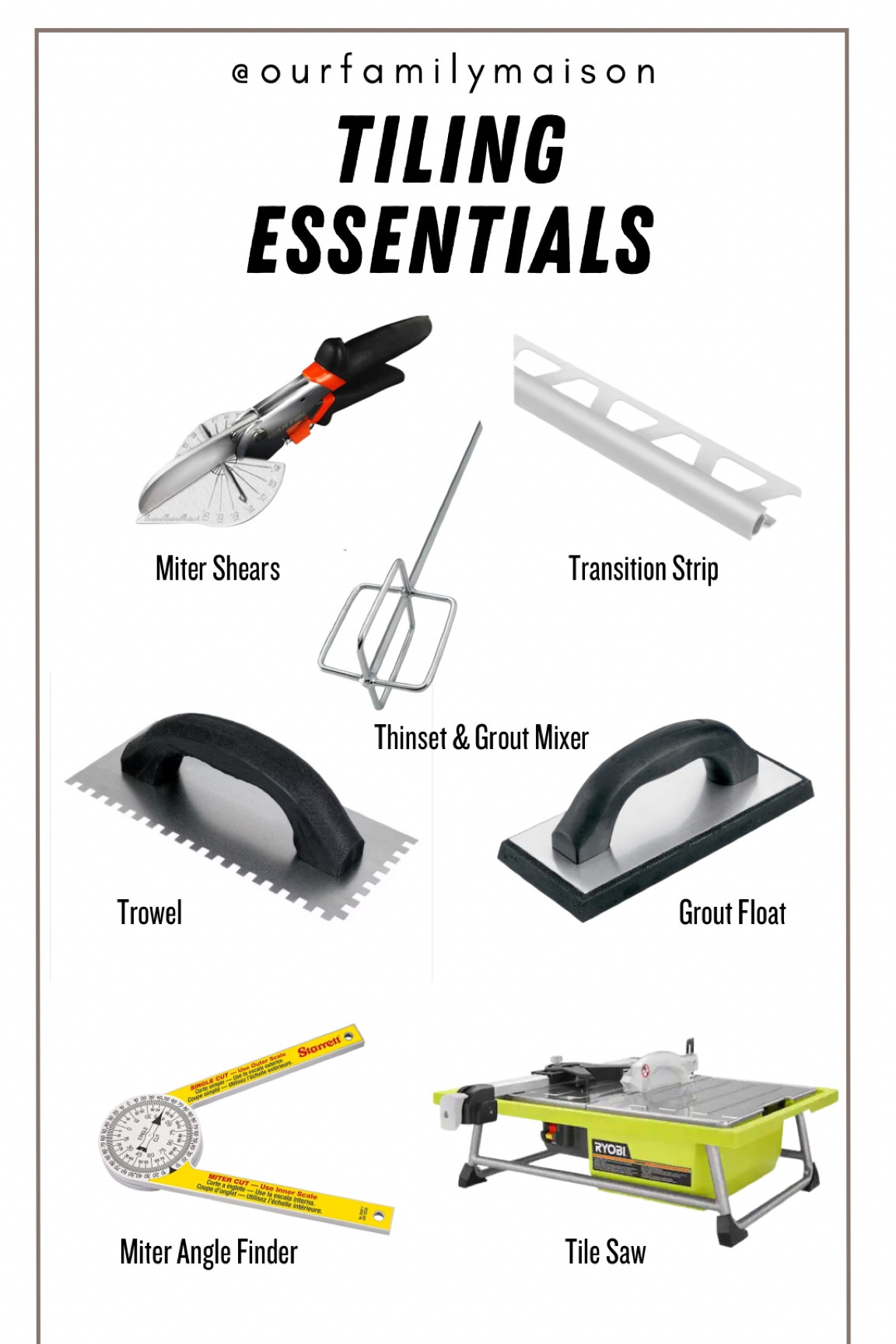 Tiling Essentials for your floor tiling DIY project #LTKDIY 


#LTKhome