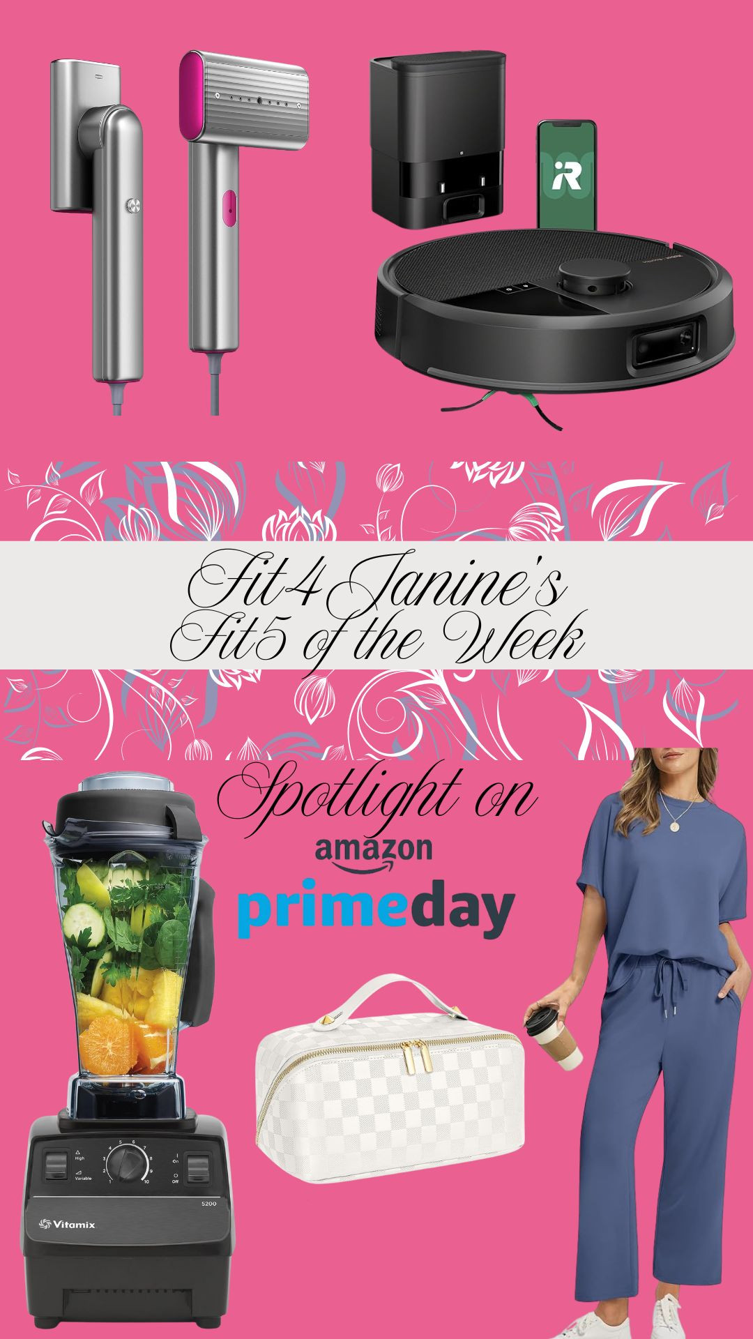 This week's "Fit5" is all about Amazon Prime Day kicking off today! Between July 8th-11th, score some amazing deals from fantastic brands! Here are some of my top picks for this year's sale! 

Fit4Janine, Gadgets, Electronics, Travel, Fashion, Home 

 #LTKSeasonal #LTKHome #LTKStyleTip