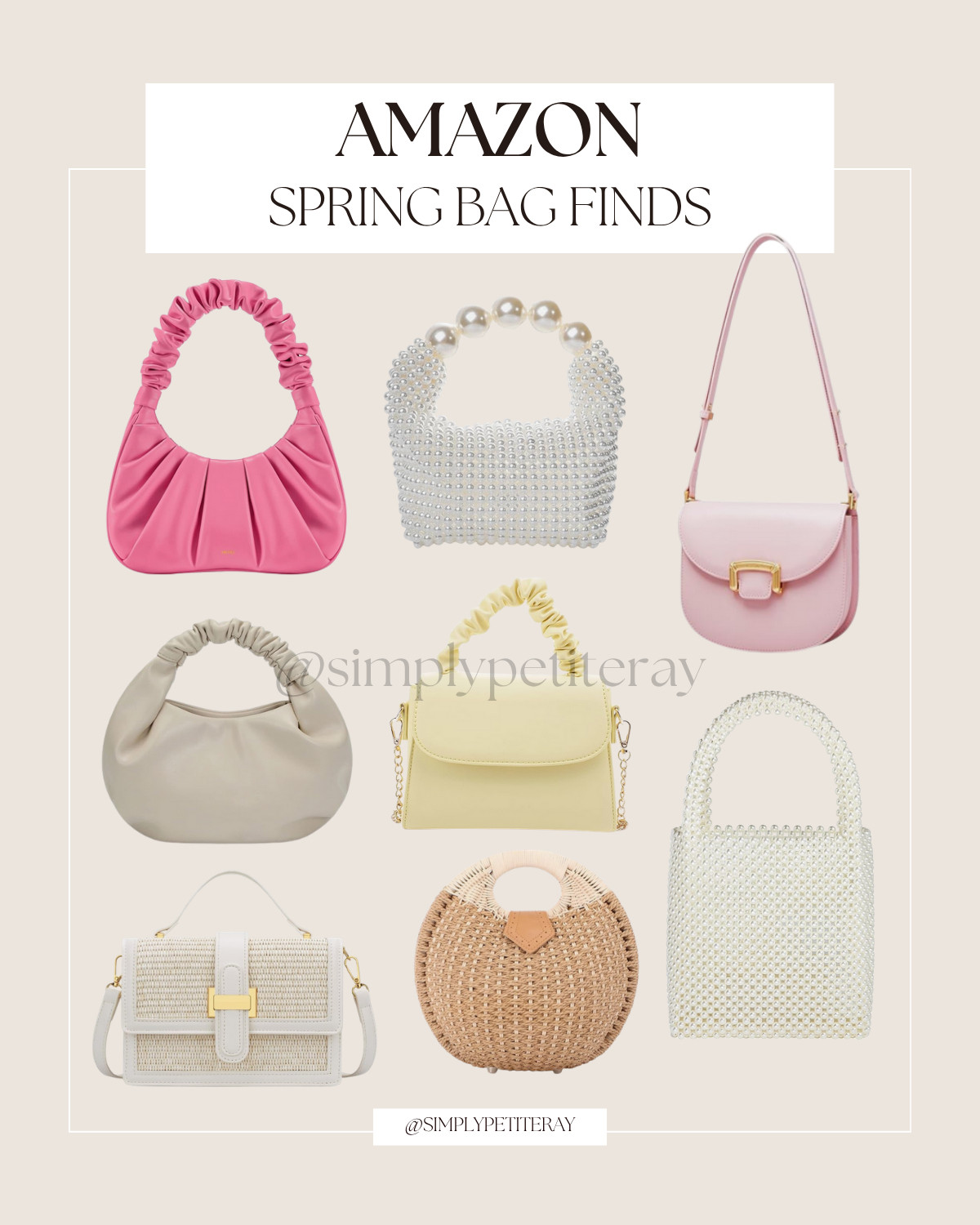 Check out these chic and stylish bags for spring! Perfect for any occasion.

Amazon Spring Bag Finds 🌸 chic, stylish bags perfect for any occasion 
 I earn commissions from qualifying purchases.

#AmazonFinds #SpringStyle #SpringBags #AmazonFashion #ChicStyle #StyleOnABudget #FashionFinds #SpringOutfits
 

 #LTKSeasonal