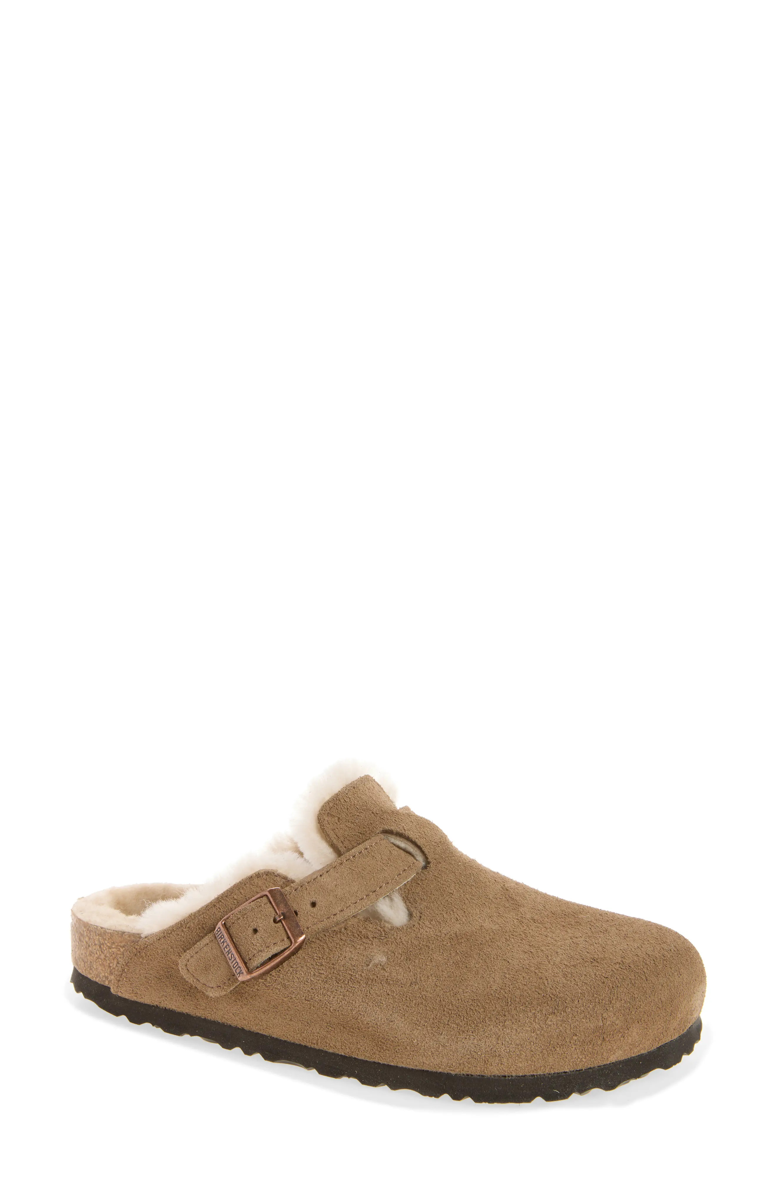 Birkenstock Boston Genuine Shearling Clog (Women) | Nordstrom | Nordstrom