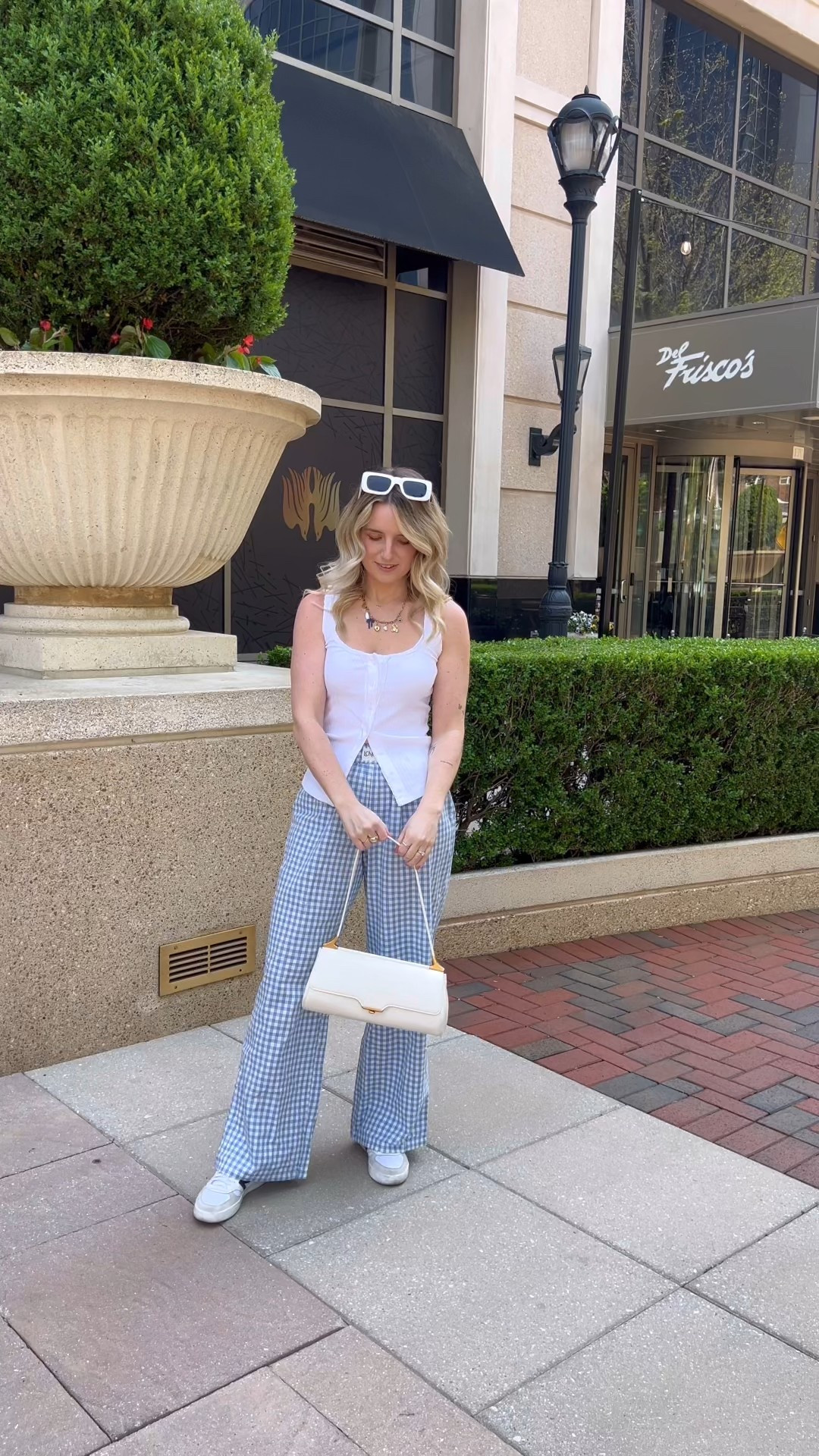 spring street style, everyday casual outfit, soft girl aesthetic, laid-back chic, capsule wardrobe inspo, spring outfit ideas, timeless fashion, effortless style, gingham pants outfit, minimal aesthetic, coffee run outfit, cool girl style, off-duty look, and clean girl vibe

#LTKFindsUnder50 #LTKStyleTip #LTKFindsUnder100