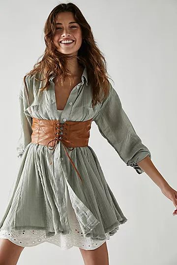 Splice Up Shirtdress Tunic | Free People (Global - UK&FR Excluded)