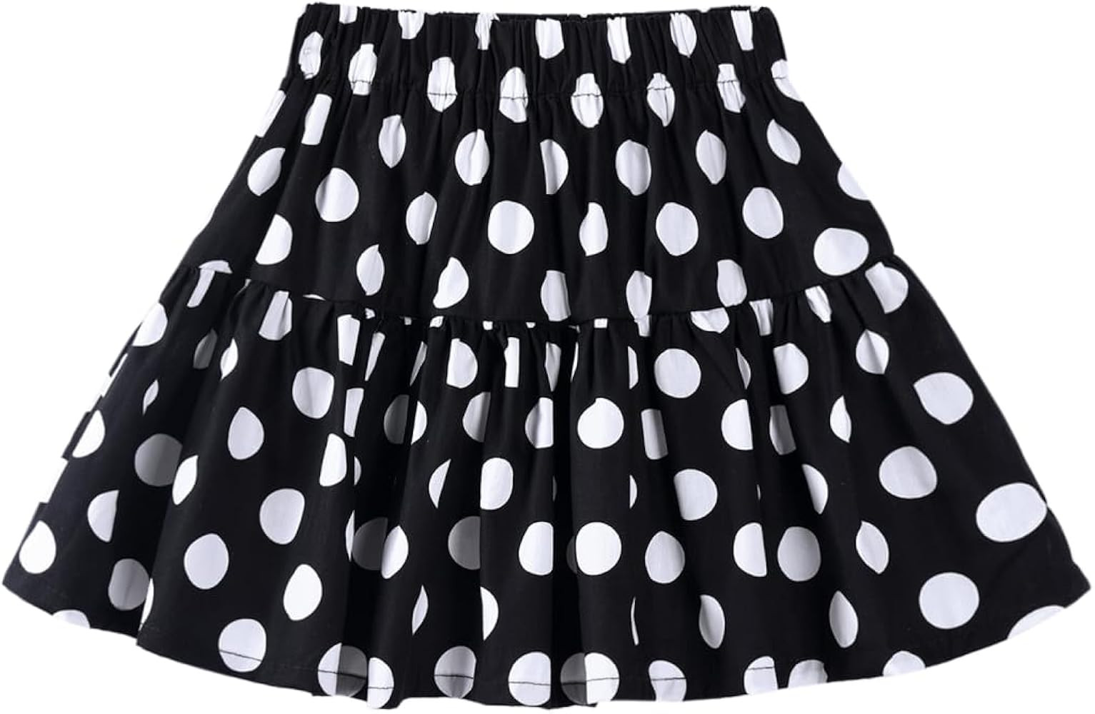 Girls and Toddlers Skirts Floral & Plaid Mini Skirt with Built-in Shorts | Amazon (US)