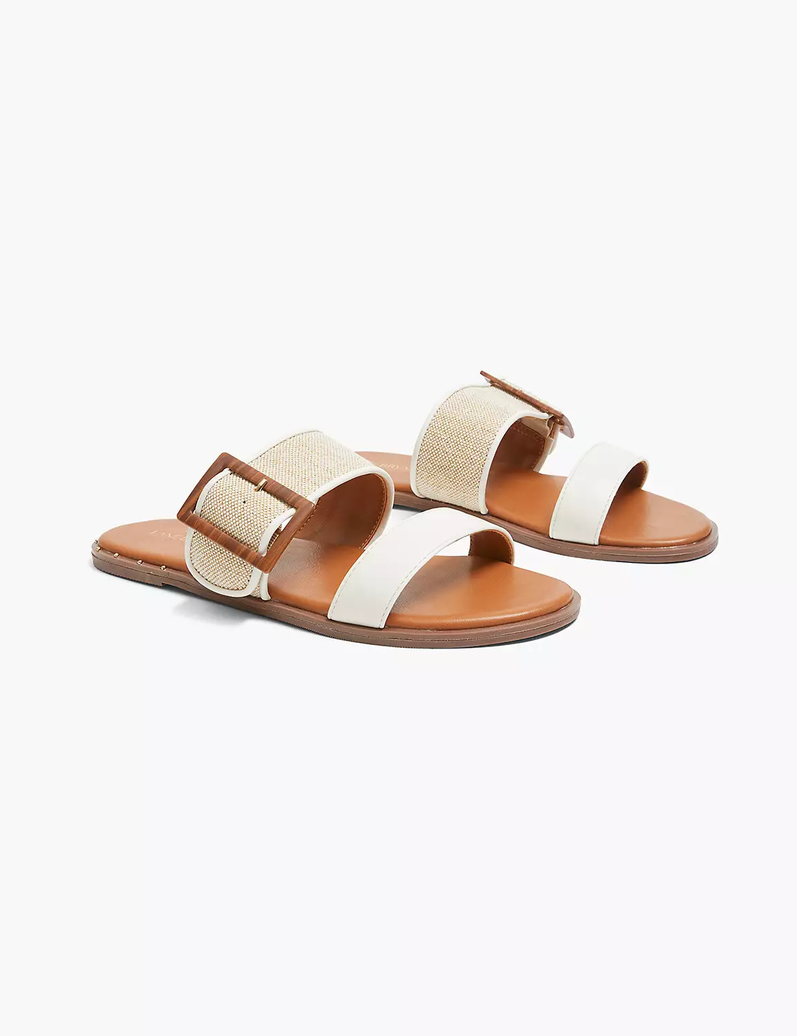 Dream Cloud Double-Band Buckle Slip-On Sandal | LaneBryant | Lane Bryant (US)