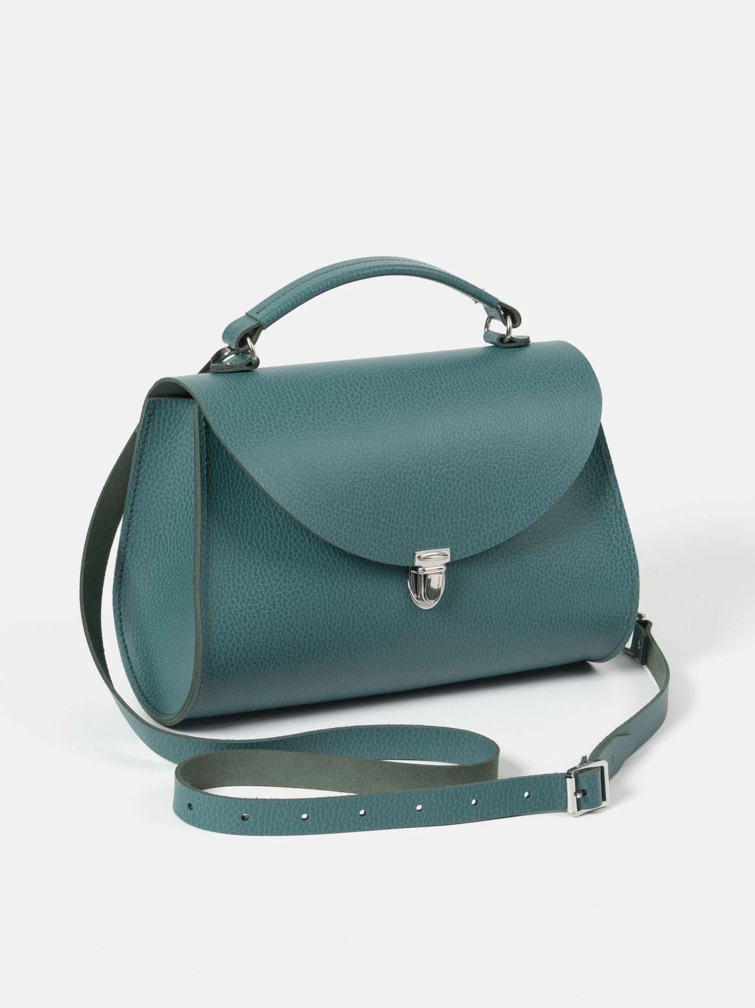 The Poppy -  Lagoon Matte Celtic Grain | The Cambridge Satchel Company