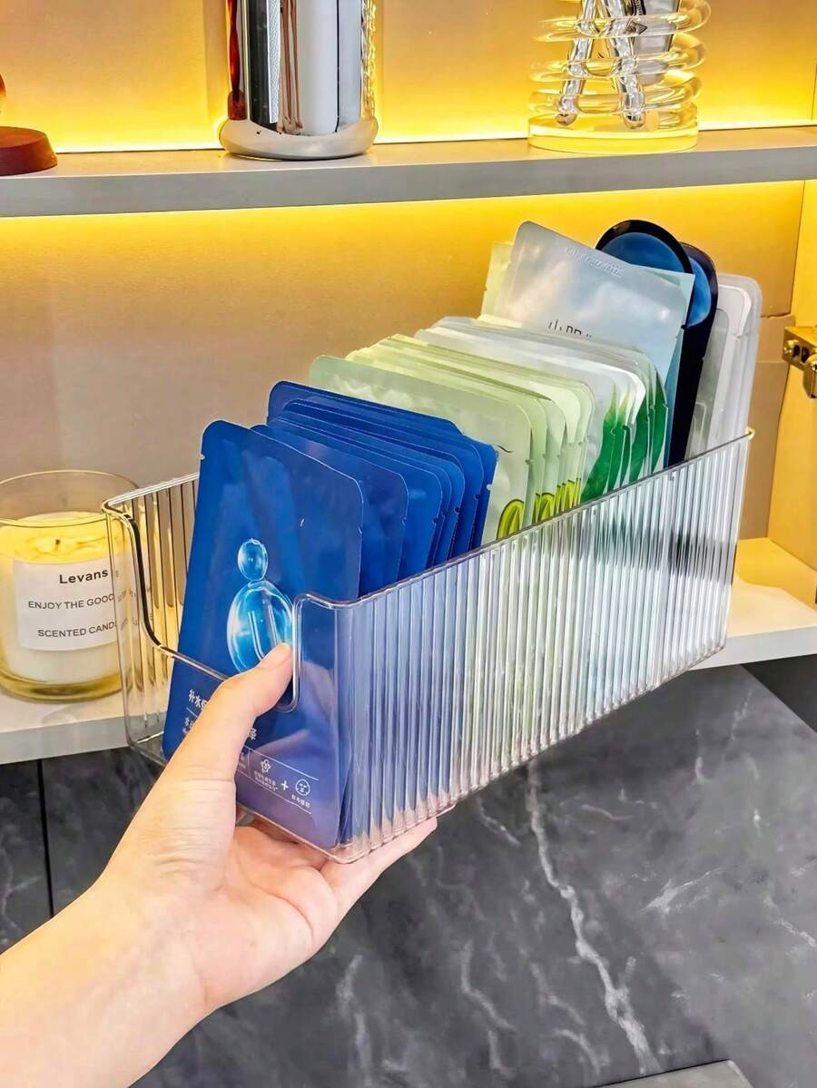 Caixa de Armazenamento de Cosméticos de Luxo, Organizador de Maquiagem de Plástico Reforçado e... | SHEIN