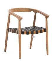 26x33 Solid Teak Wood Frame Chair | TJ Maxx