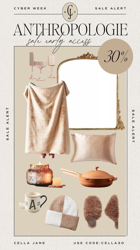 Anthropologie 30% off sitewide! Shop their Black Friday sale now!