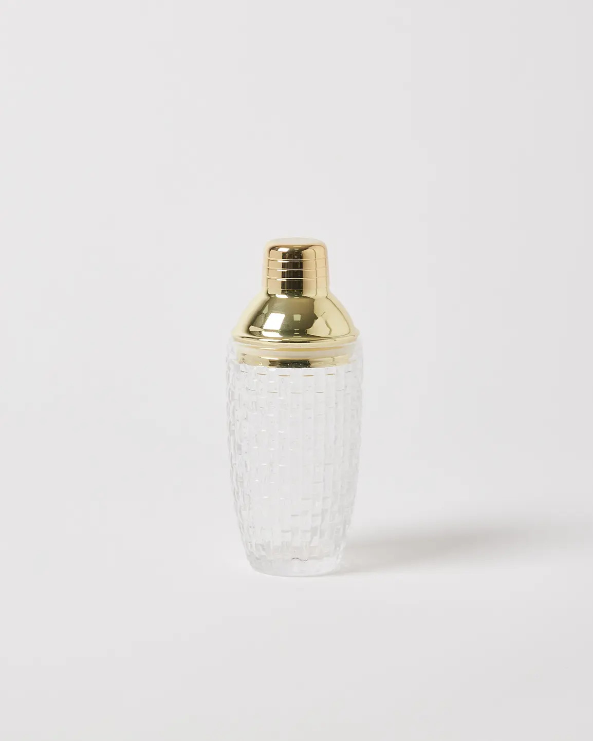 Fiesta Gold Metal & Glass Cocktail Shaker | Oliver Bonas | Oliver Bonas (Global)