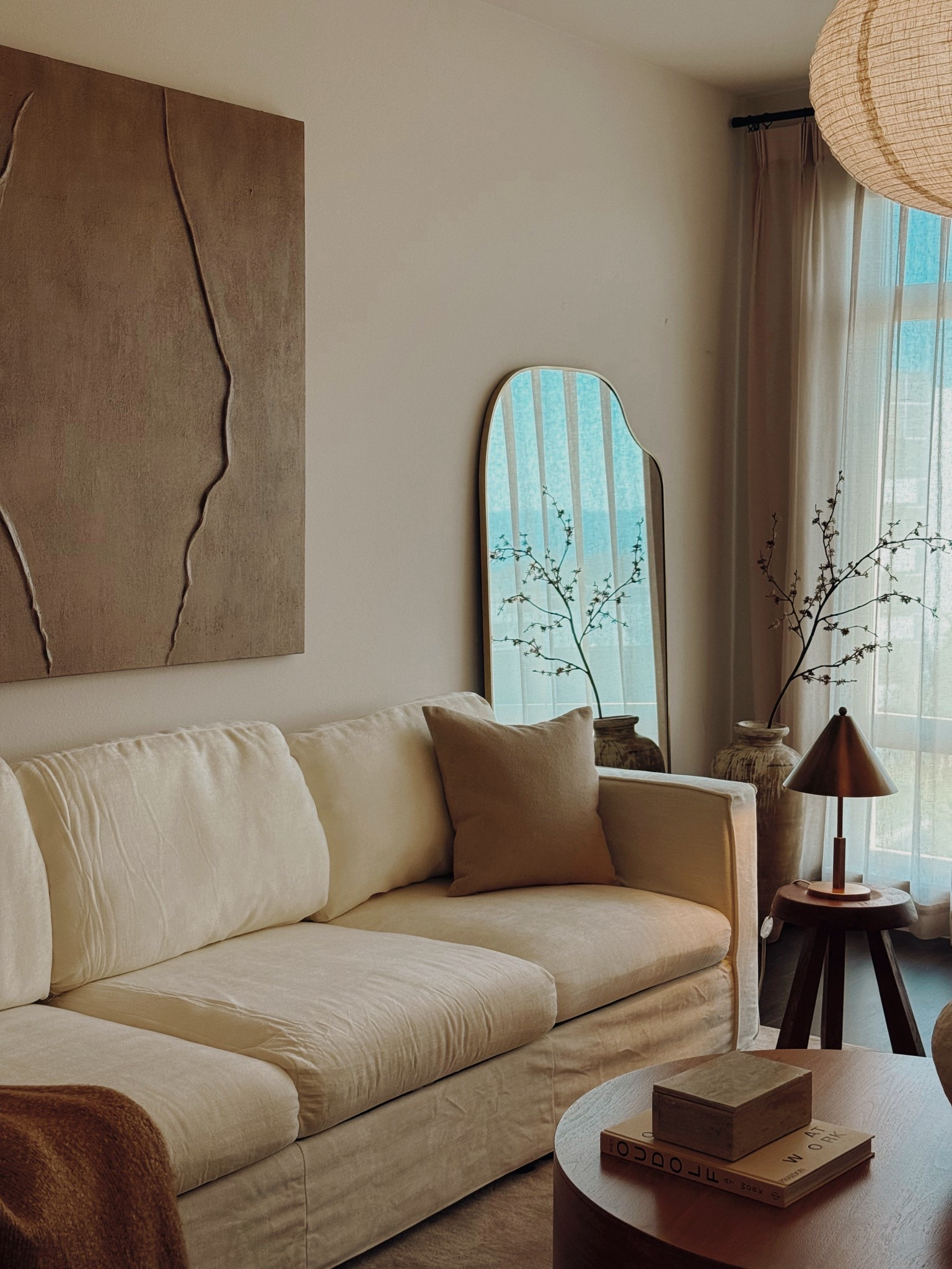 Living room view ✨ rugs, lamps on salee
Curtains - Vandy15 is the discount code
Sofa - hulala home, Vandy12 discount code
Wall art - Meson Art, discount code : Vandy
Mirror : Ethnik Living

#LTKSaleAlert #LTKHome #LTKSeasonal