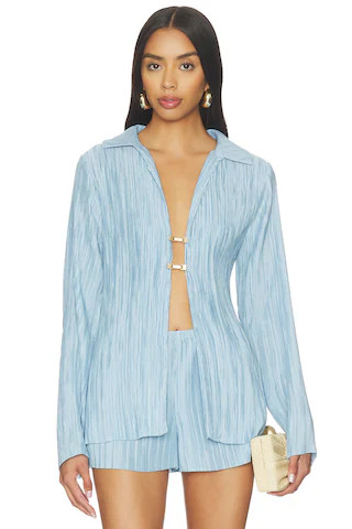 Cult Gaia Clarabelle Top in Coastal from Revolve.com | Revolve Clothing (Global)