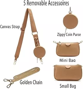 Buy Small Crossbody Bags for Women Multipurpose Golden Zippy