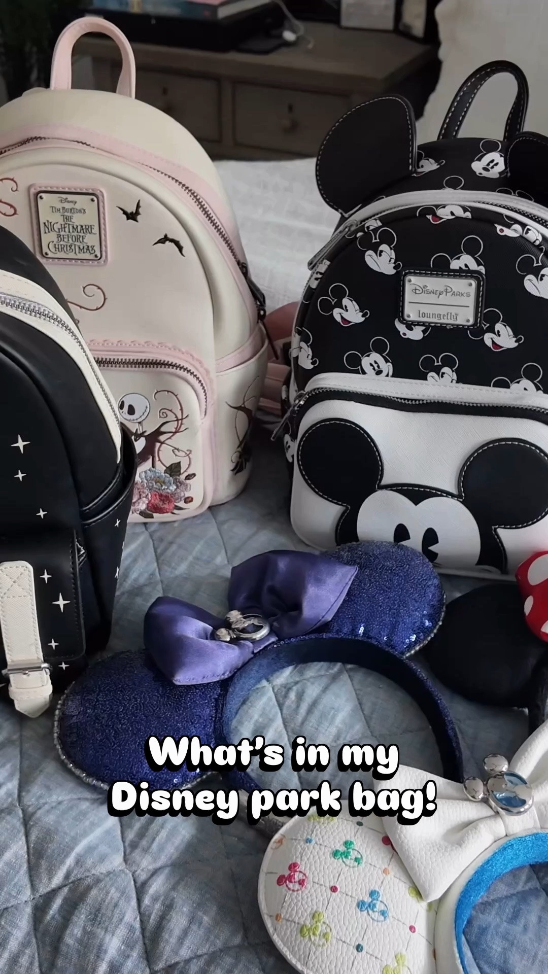 What's actually in my Disney park bag 🎒🏰

I've been going to Disney World every single month 
and these are the non-negotiables that keep me 
from melting in the Florida heat 😅☀️

Everything is linked in this post!

🎒 Loungefly mini backpack
🌬️ Rechargeable fan — non negotiable
🧴 Sunscreen — reapply or regret it
💨 Dry shampoo — trust me on this one
👂 Minnie ears


Full packing guide + outfits video dropping 
Monday on YouTube — link in bio!

#DisneyParkBag #WhatToPackForDisney
#DisneyWorldPacking #DisneyPackingEssentials
#LTKtravel #LTKfindsunder50 #LTKfindsunder100
#FloridaLocal #DisneyWorldTips

#LTKgrwm #LTKTravel