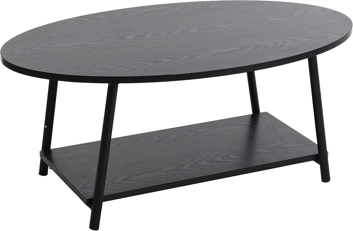 Household Essentials Coffee Table, Black Oak | Amazon (US)