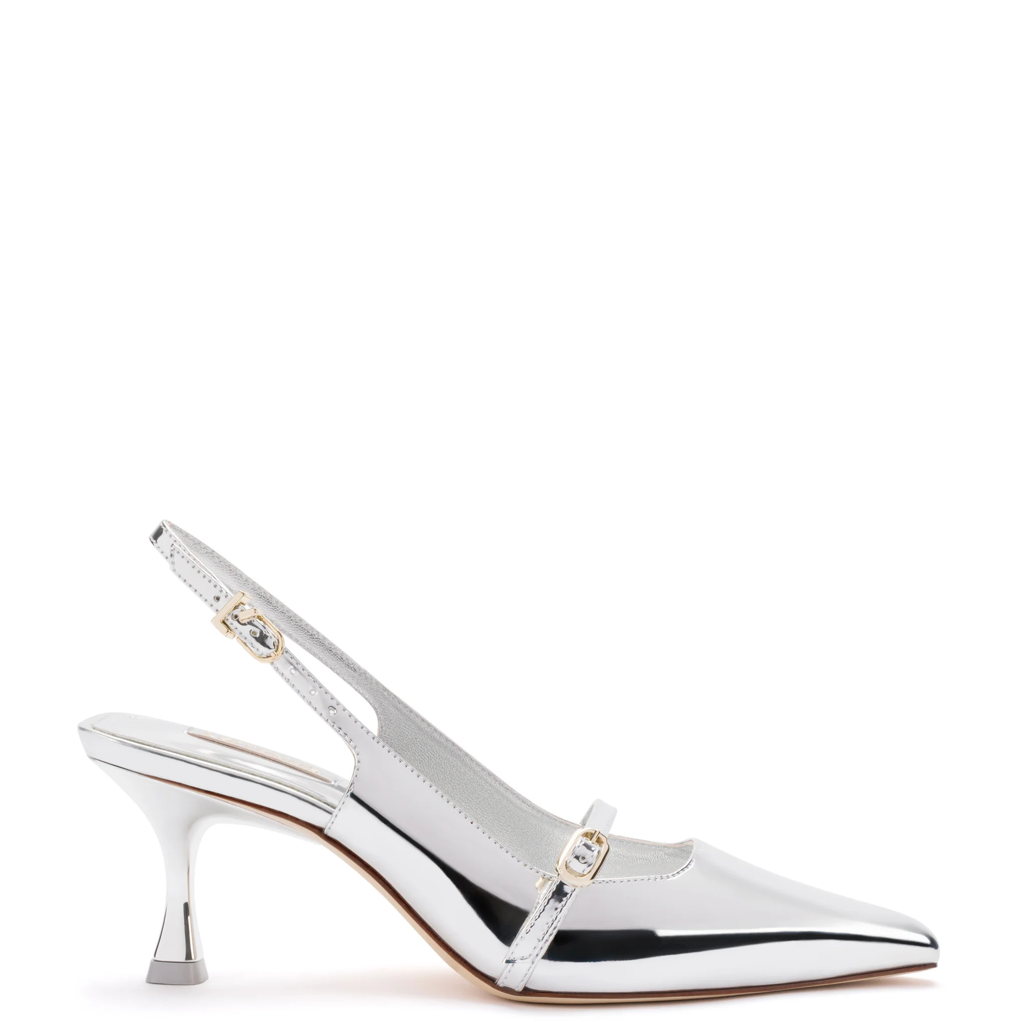 Ines Pump In Silver Specchio | Larroude