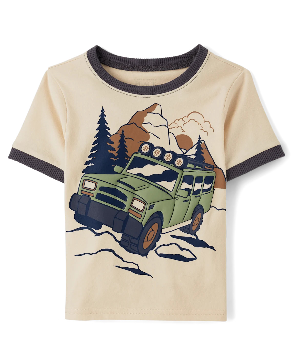 Baby And Toddler Boys Graphic Top - brown | The Children's Place