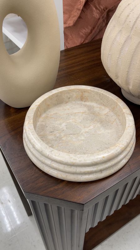 Beautiful beige marble tray! Sturdy + high quality. Round with tiered siding. Only $30 but looks luxe on any table setting! 😍

#LTKxTarget #LTKVideo #LTKfindsunder50