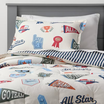 2pc Twin All Star Sports Kids' Comforter Bedding Set - Pillowfort™ | Target