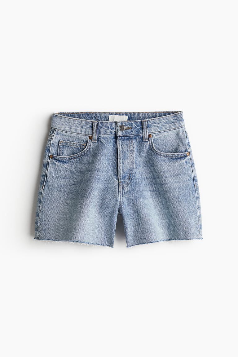 Denim Shorts - Light denim blue - Ladies | H&M US | H&M (US + CA)