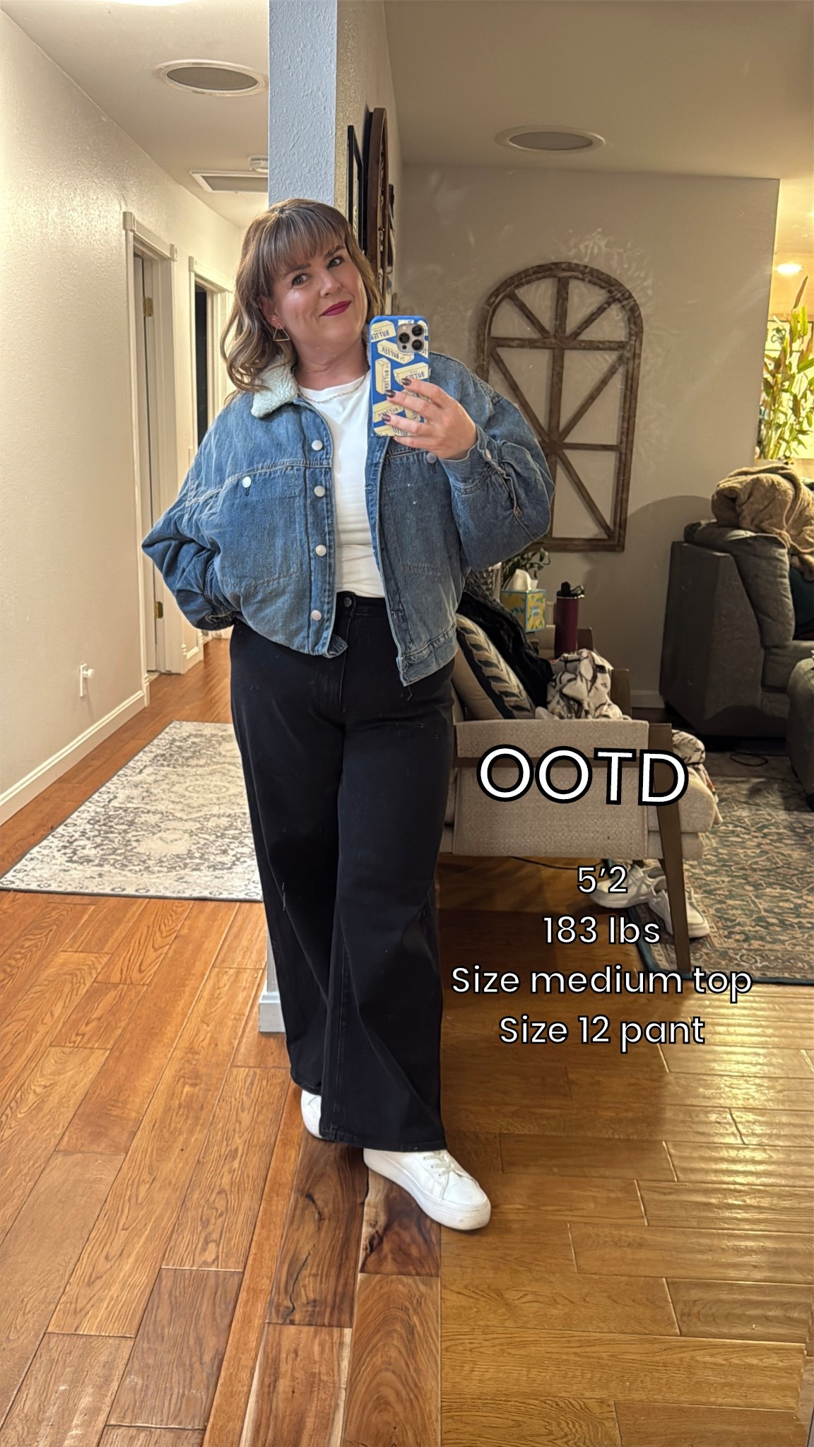 This Jean jacket has become my whole personality. I love how warm it is, puffy, light wash and fitting. Perfect for fall and winter! #targethaul #targetltk #target 

#LTKMidsize #LTKootd #LTKStyleTip