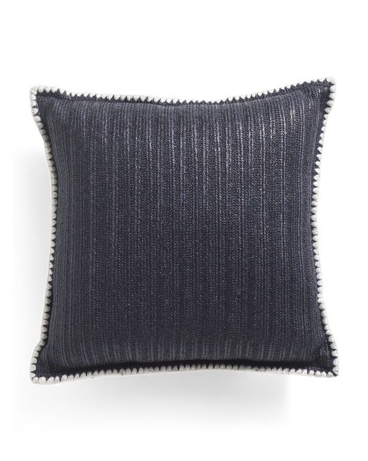 20x20 Outdoor Straw Pillow | TJ Maxx