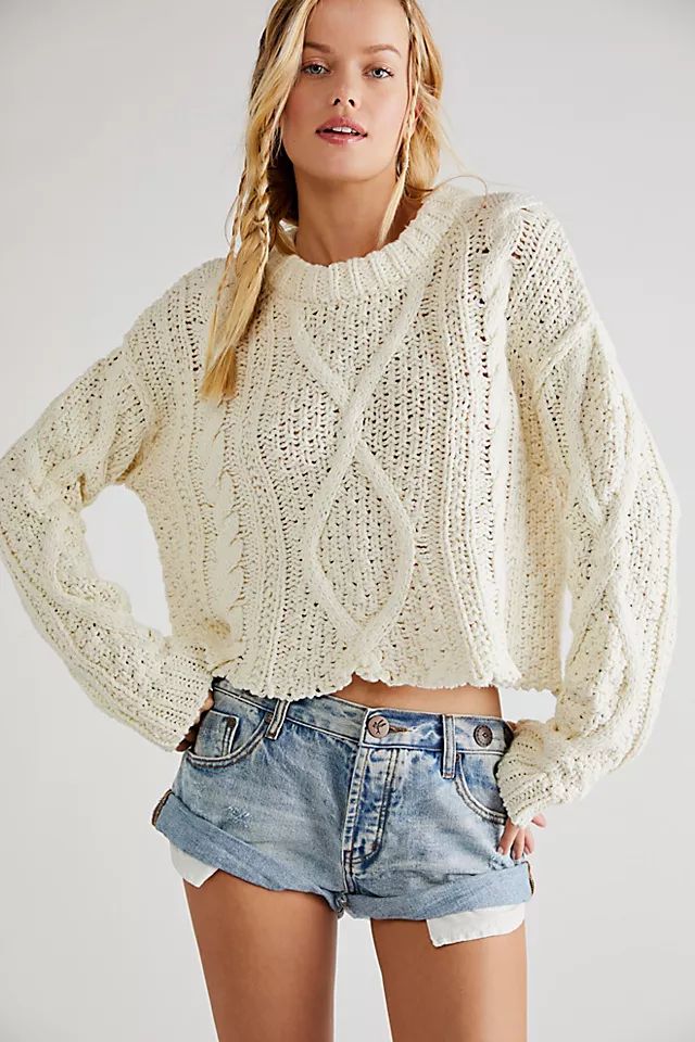 Cutting Edge Cable Pullover | Free People (Global - UK&FR Excluded)