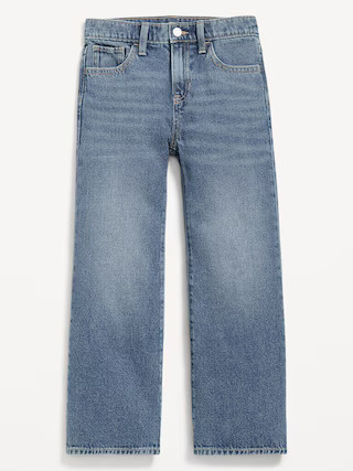 Wow High-Waisted Baggy Wide-Leg Jeans for Girls | Old Navy (US)