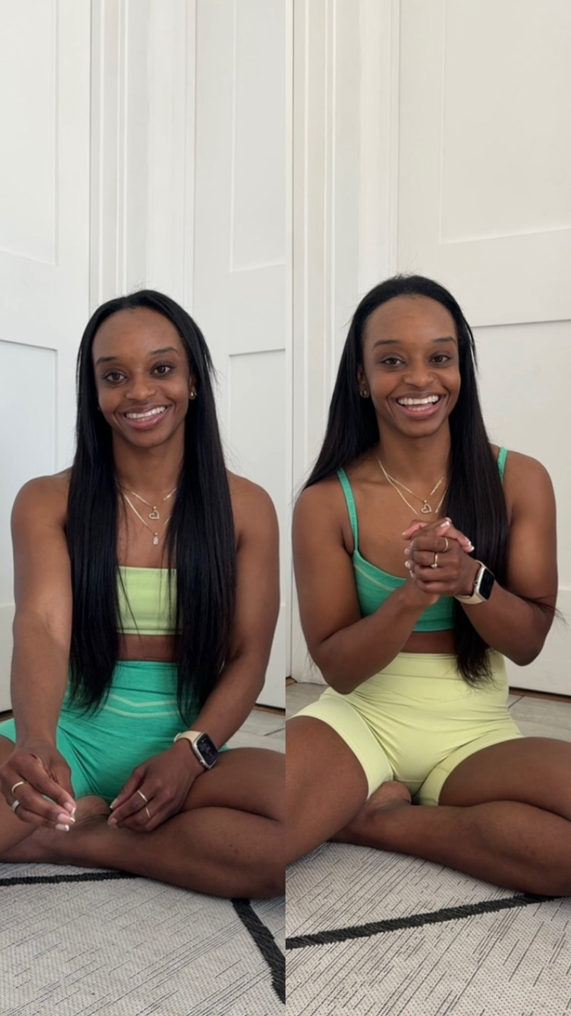 In honor of Saint Patrick’s Day! 🍀🌈✨

My green workout sets I wore in this weeks inspirational posts @shopvitality 
wearing an XS in top and bottoms 

#LTKActive #LTKdayinmylife #LTKfitnessgoals