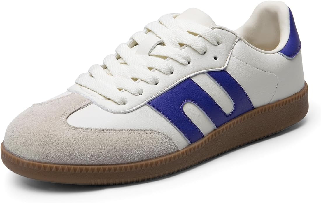 DREAM PAIRS Women's Tennis Sneakers Walking Nia Flat Low-Top Casual Lace-Up Comfortable Fashion S... | Amazon (US)