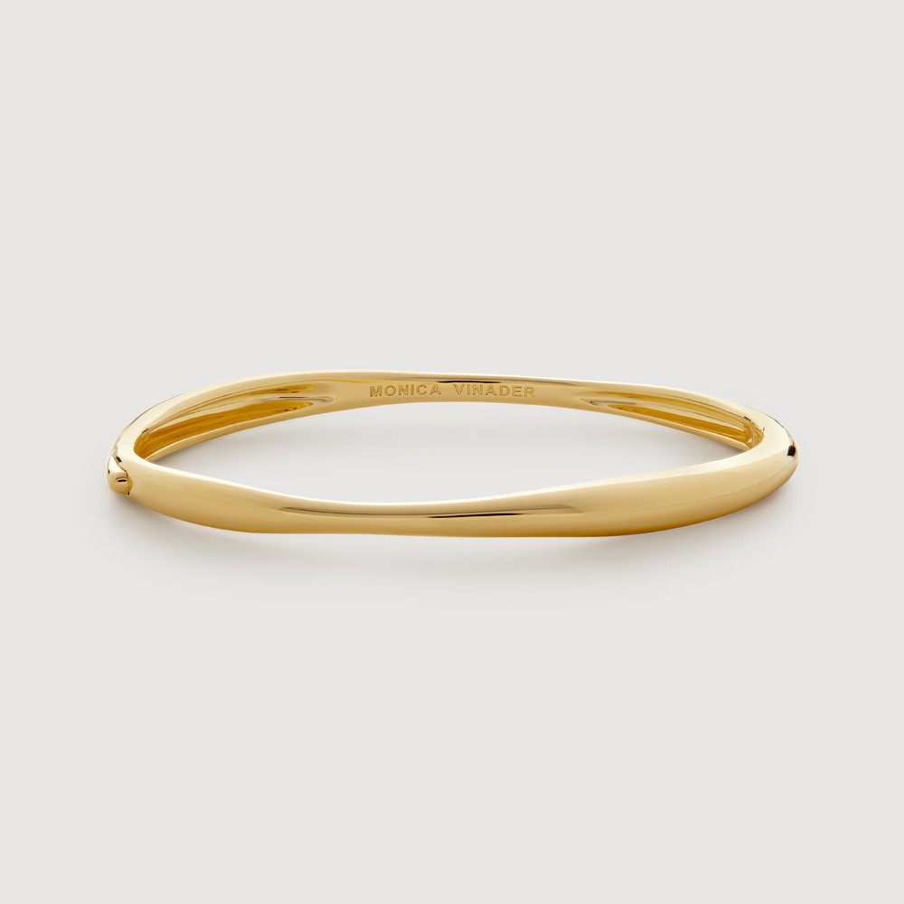 Gold Nura Reef Bangle | Monica Vinader (US)
