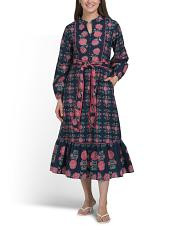 Long Sleeve Floral Maxi Dress | TJ Maxx
