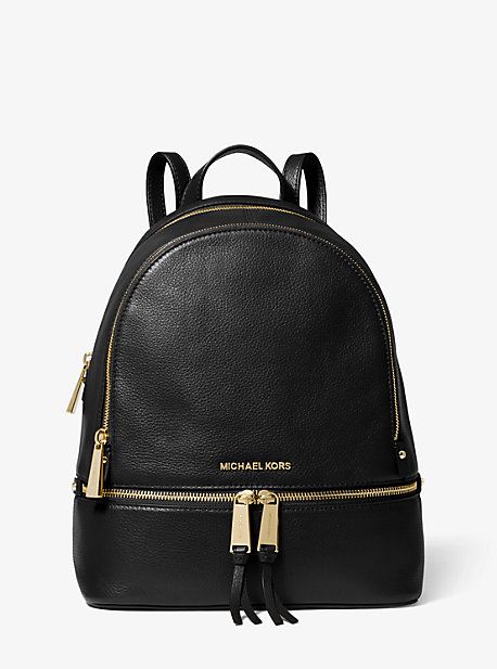 Rhea Medium Leather Backpack | Michael Kors US