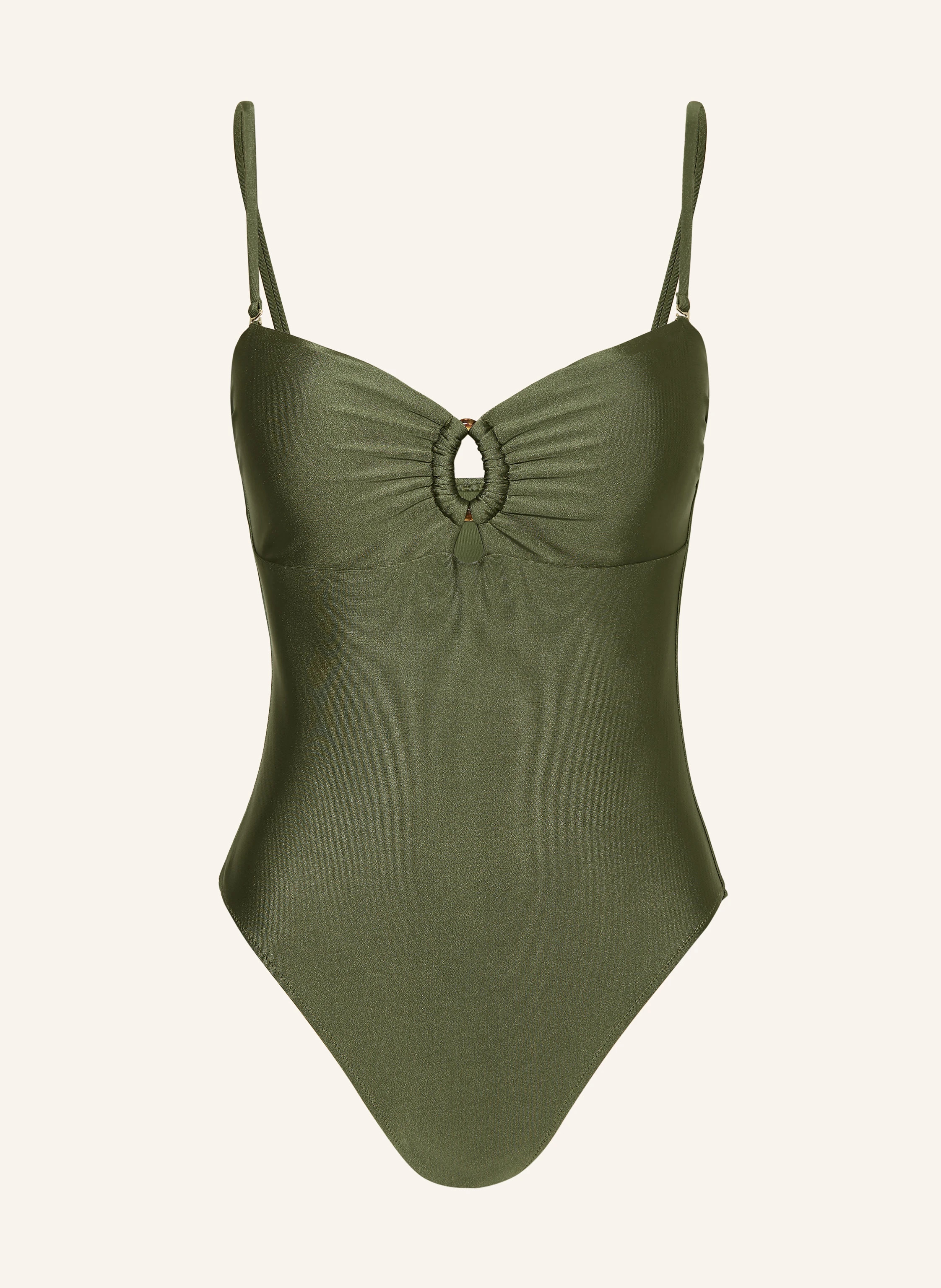 MRS & HUGS Bandeau-Badeanzug mit Cut-outs in gr\u00fcn | Breuninger (DACH)