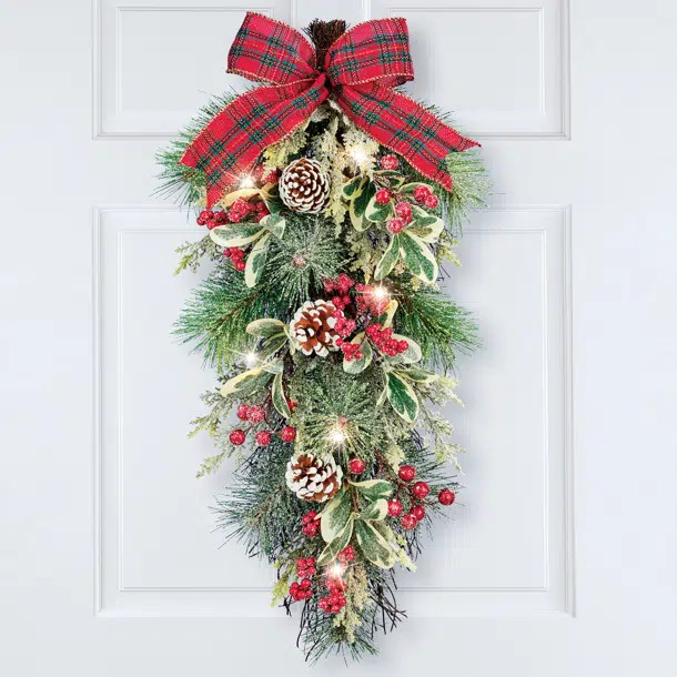 Lighted Faux Mixed Assortment Swag | Wayfair North America