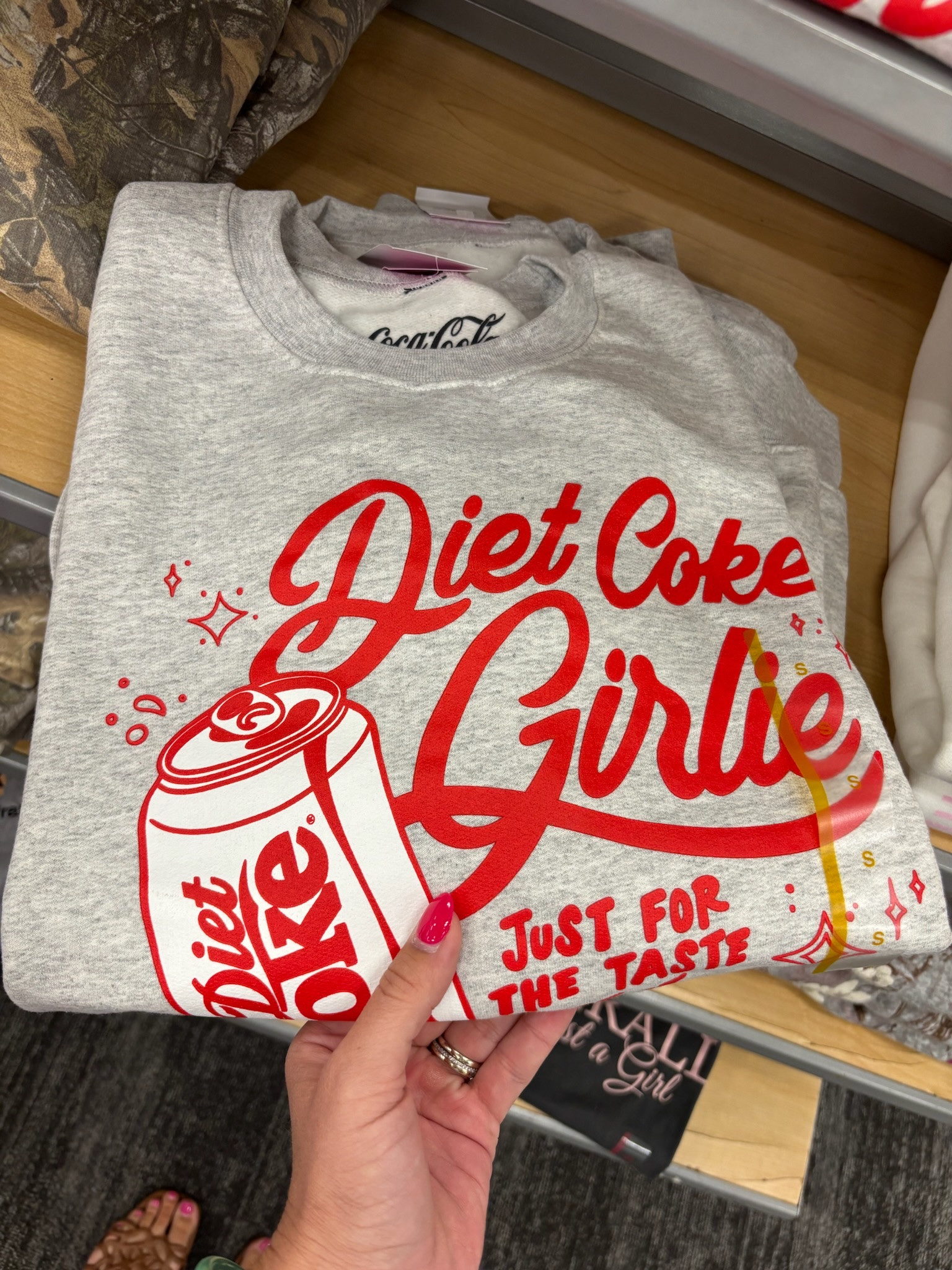 For the Diet Coke girlies! ❤️🥤 This @target sweatshirt is too cute!! 

 #LTKootd #LTKSeasonal #LTKSaleAlert