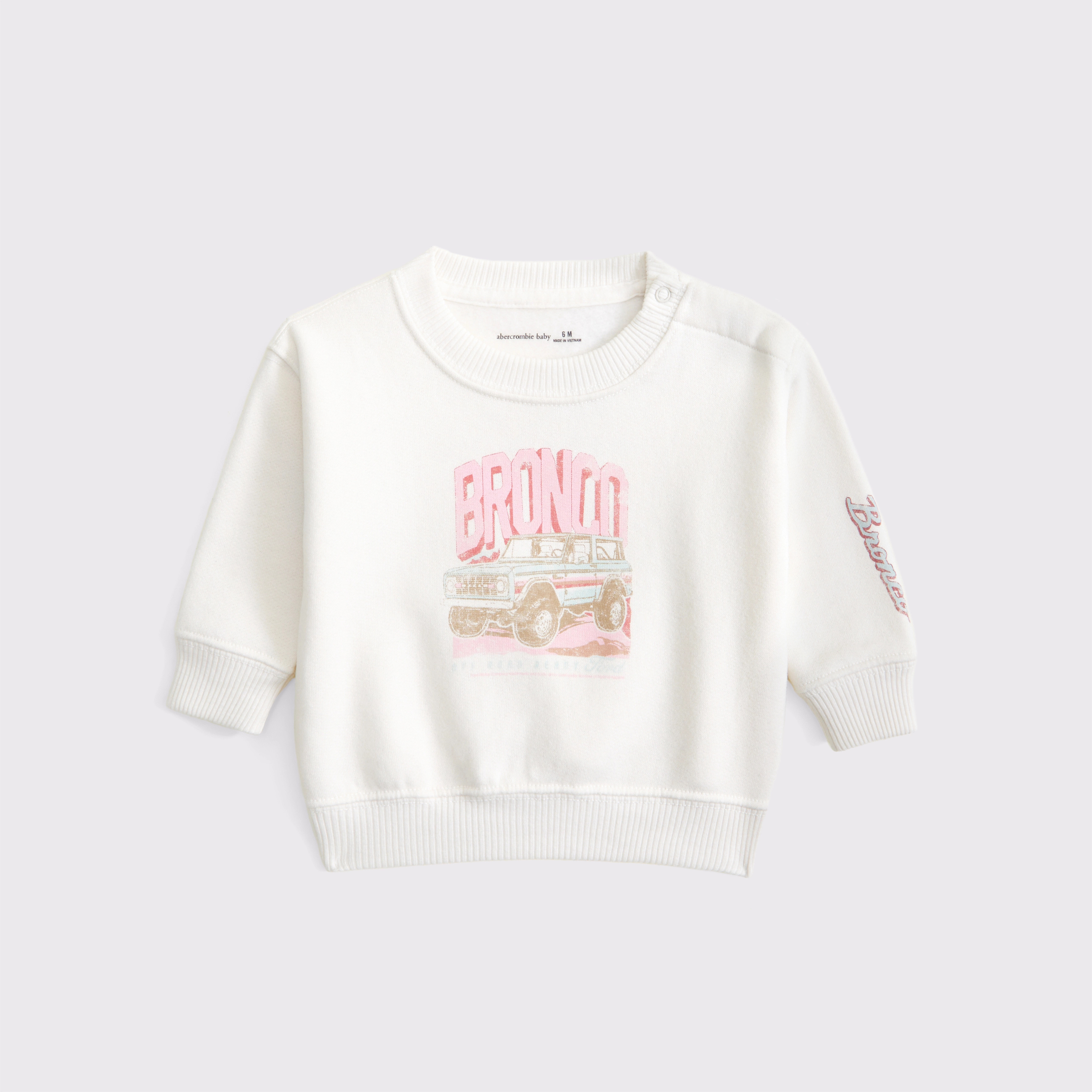 baby bronco graphic crew sweatshirt | Abercrombie & Fitch (US)