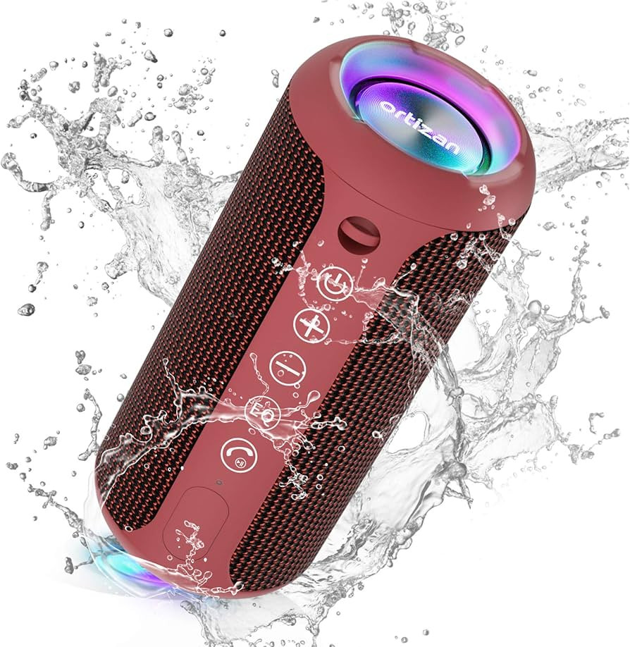 Ortizan Portable Bluetooth Speaker, IPX7 Waterproof Wireless Speaker with 24W Loud Stereo Sound, ... | Amazon (US)