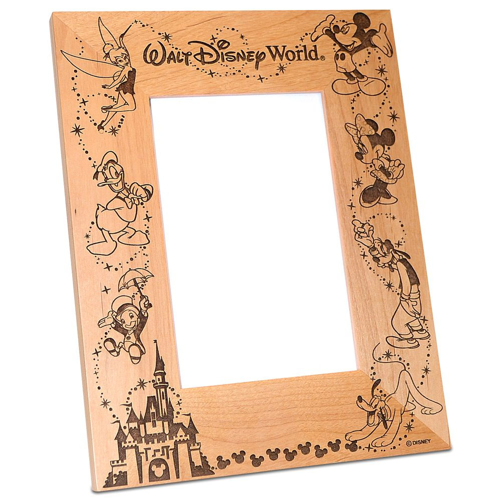 Walt Disney World Cinderella Castle Photo Frame by Arribas – Personalizable | Disney Store
