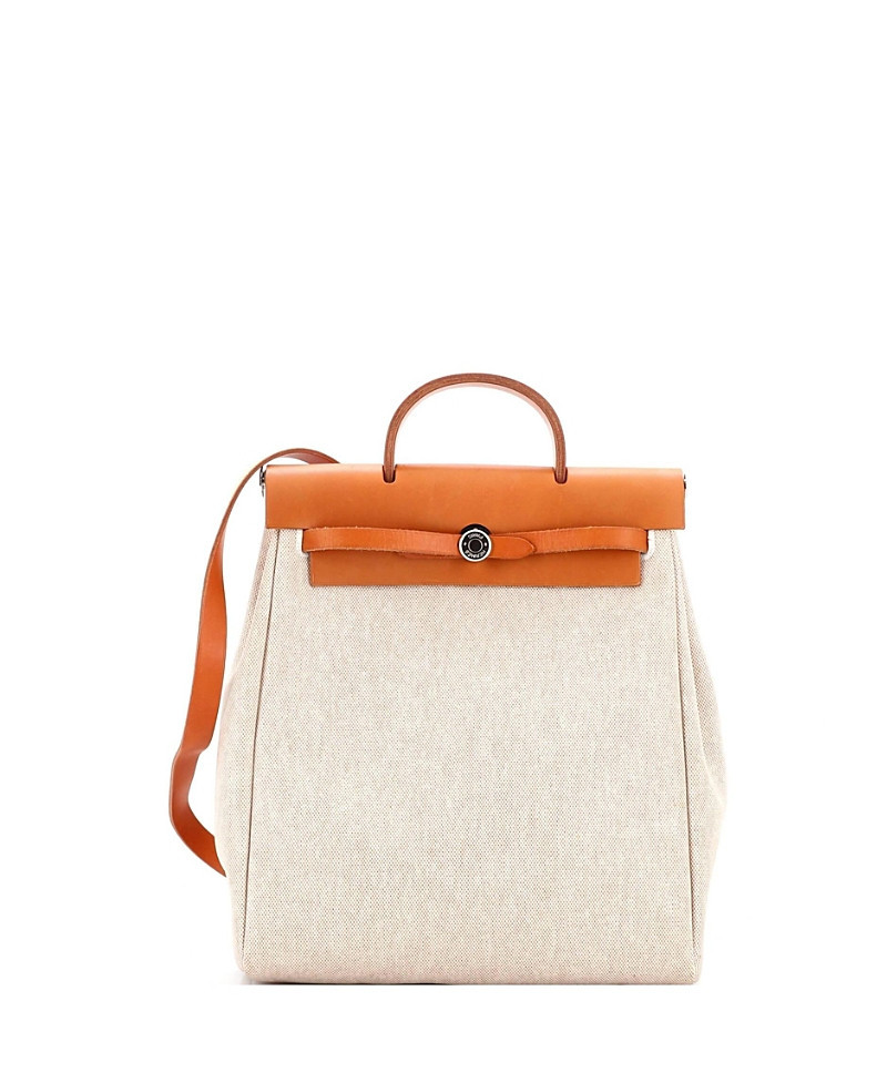 Pre-Owned HERMES Herbag A Dos Backpack Toile | Bloomingdale's (US)