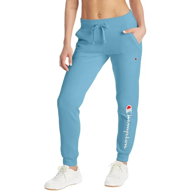 Champion Women's Powerblend Graphic Fleece Joggers - Walmart.com | Walmart (US)